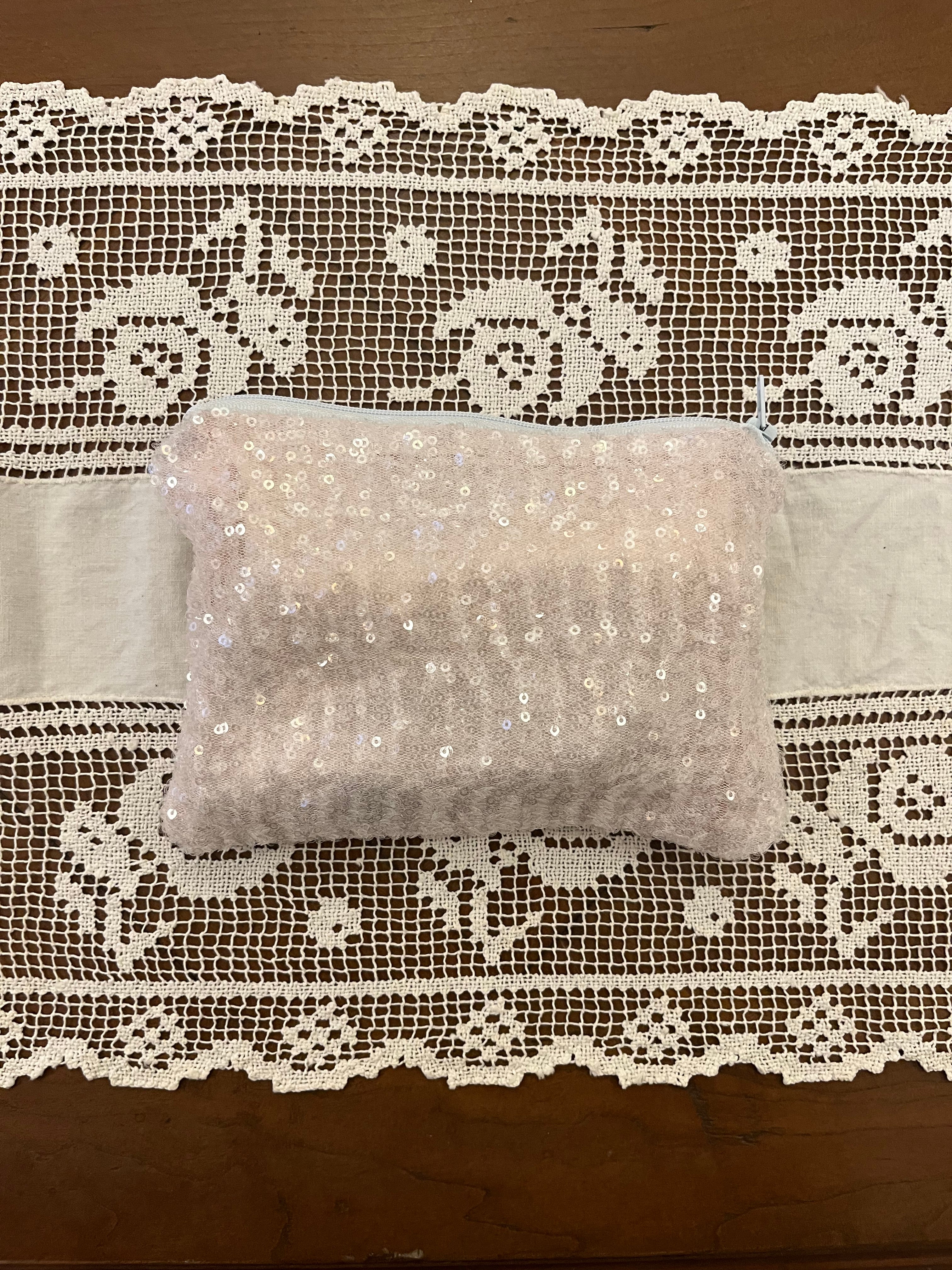 Sequin Makeup Bag